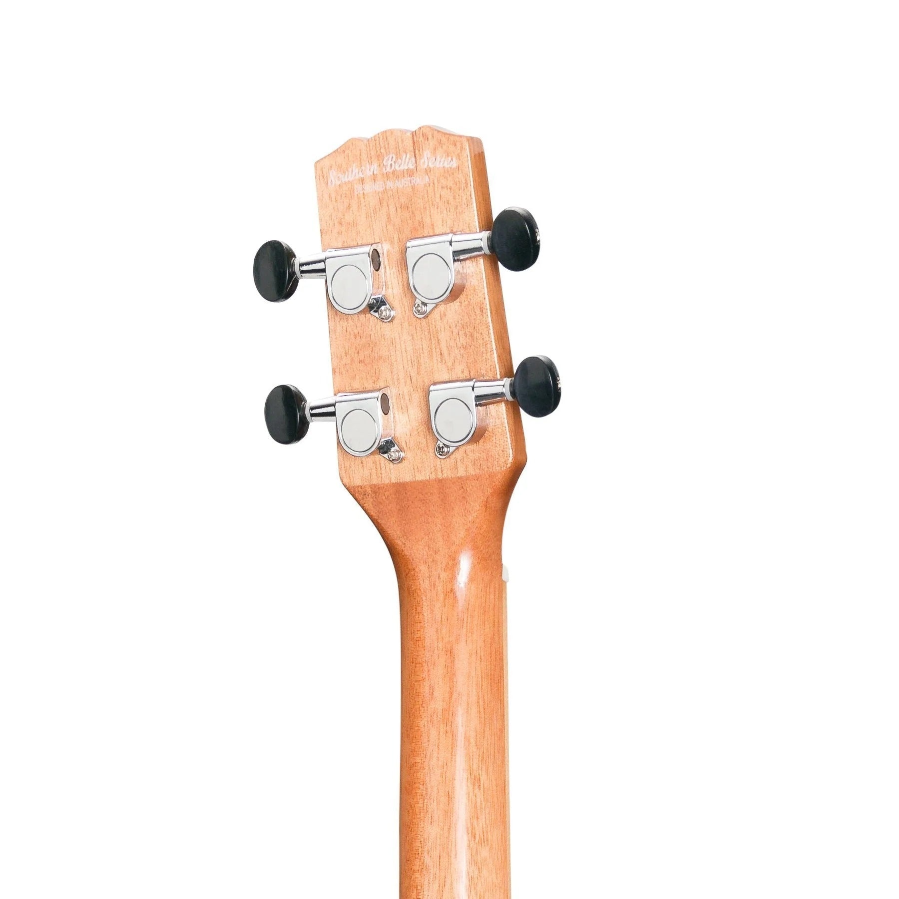 Martinez Southern Belle 8 Series Koa Electric Baritone Ukulele with Hard Case (Natural Gloss)