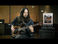 Ernie Ball Regular Slinky Cobalt Flatwound Electric Bass Strings 50-105 Gauge