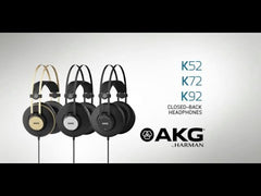 AKG K52 Closed Back Studio Headphones