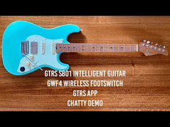 Mooer GTRS S801 Intelligent Electric Guitar in Sonic Blue - Black Friday Special