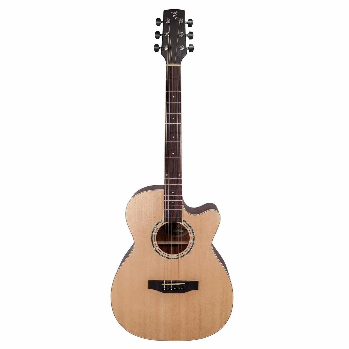 Timberide Timberidge '1 Series' Spruce Solid Top Acoustic-Electric Small Body Cu ...