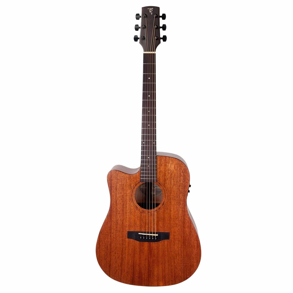 Timberide Timberidge 'Messenger Series' Left Handed Mahogany Solid Top Acoustic ...