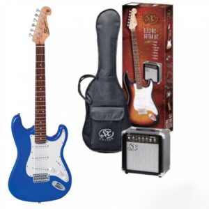 SX SE1SK 4/4 Electric Guitar Package in Electric Blue SX SE1SK 4/4 Electric Guitar Package in 3 Tone Sunburst SX SE1SK 4/4 Electric Guitar Package in 3 Tone Sunburst SX SE1SK 4/4 Electric Guitar Package in Electric Blue SX SE1SK 4/4 Electric Guitar Package in Electric Blue Guitar