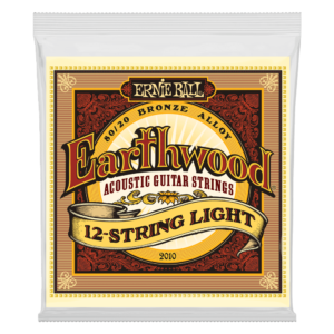 Ernie Ball Earthwood Light 12-String 80/20 Bronze Acoustic Guitar Strings, 9-46 Gauge