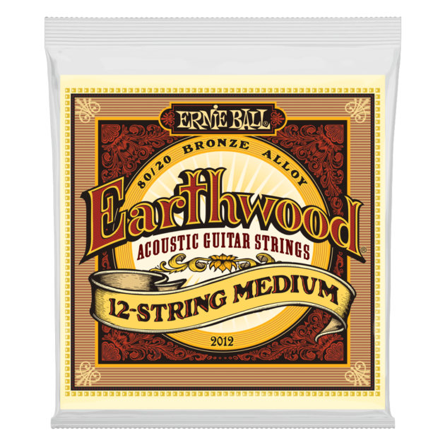 Ernie Ball Earthwood Medium 12-String 80/20 Bronze Acoustic Guitar String