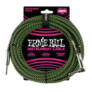 Ernie Ball 3 Meters Braided Straight / Angle Inst Cable