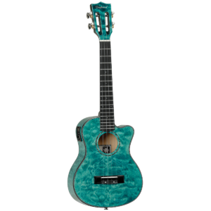 Tanglewood Tiare Tenor Tahitian Coral Gloss Quilted Maple Ukulele