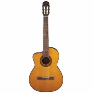 Takamine GC1 Series Left Handed AC/EL Classical Guitar with Cutaway in Natural Gloss Finish